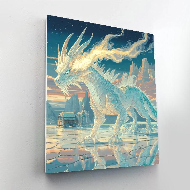 Dragon Of The Mirror Salt Flats Numbered painting kits