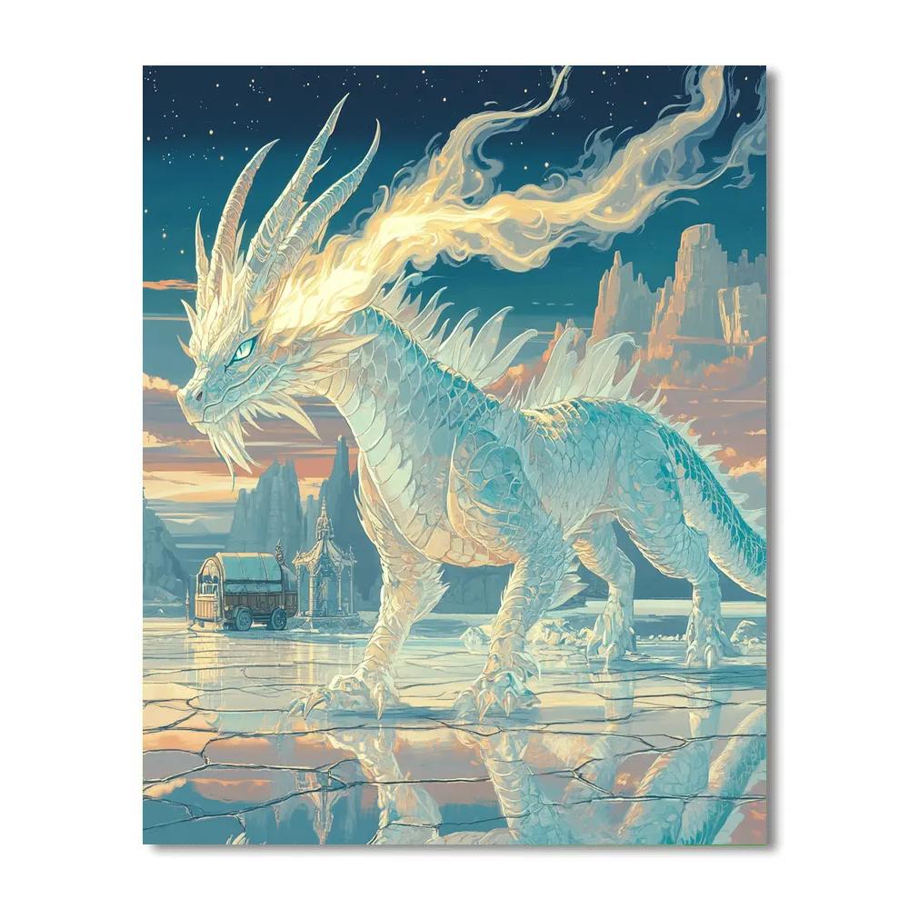 Dragon Of The Mirror Salt Flats Numbered painting kits