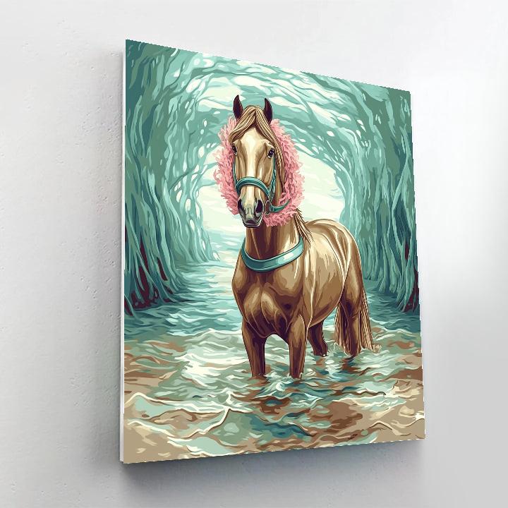 Kelp Cathedral With Horse Guardian paint by numbers