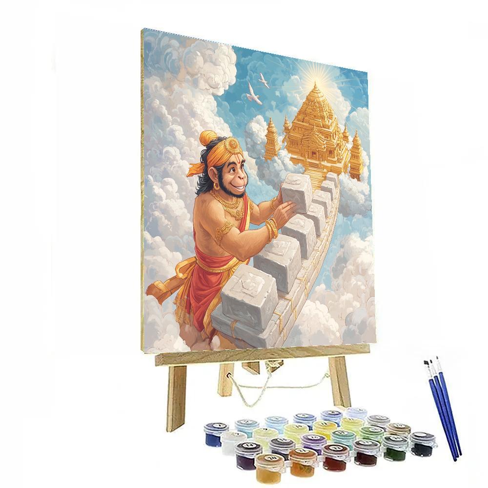 Hanuman Skybridge Builder painting number kit