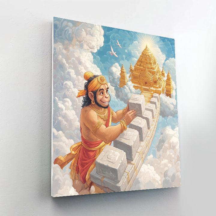 Hanuman Skybridge Builder painting number kit