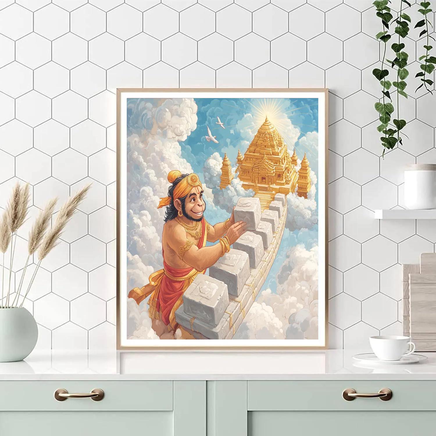 Hanuman Skybridge Builder painting number kit