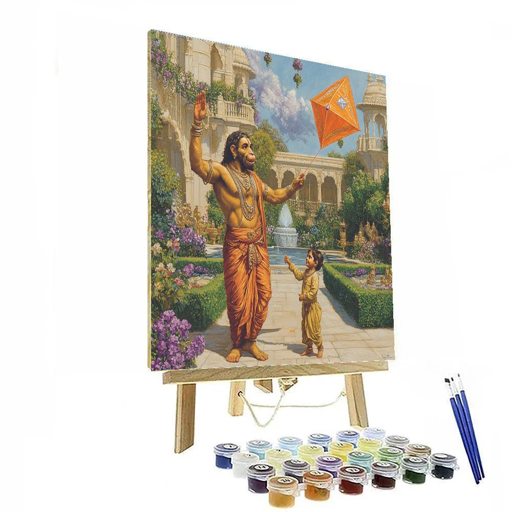 Hanuman Garden Kite Mentor Numbered painting kits