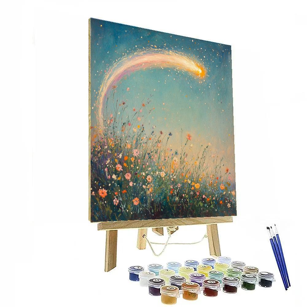 Edgar Degas Inspired Comet Tail In Wildflower Wind Paint by numbers kits
