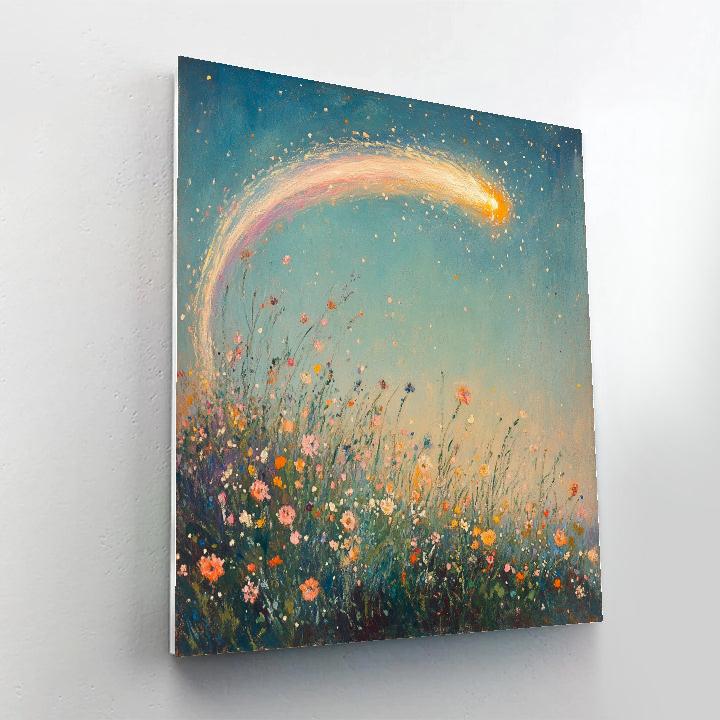 Edgar Degas Inspired Comet Tail In Wildflower Wind Paint by numbers kits