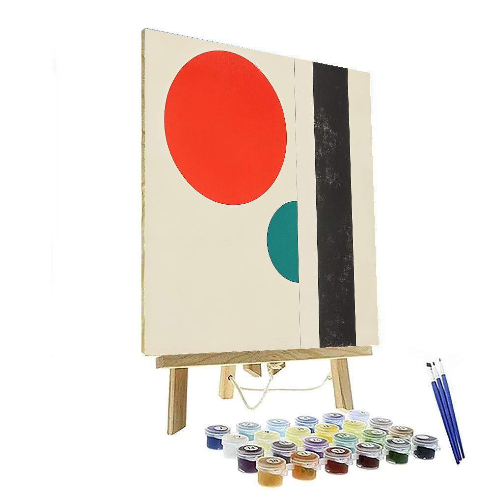 Kazimir Malevich Inspired Event Horizon Partition paint by number