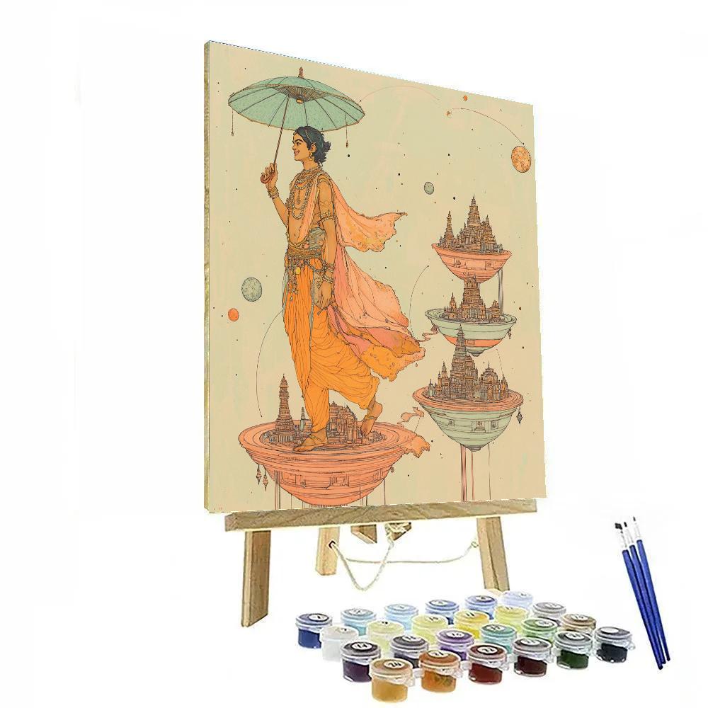 Vamana Measuring The Skyline Of Worlds paint by numbers