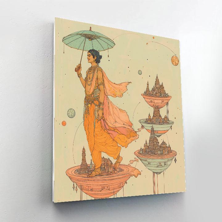 Vamana Measuring The Skyline Of Worlds paint by numbers