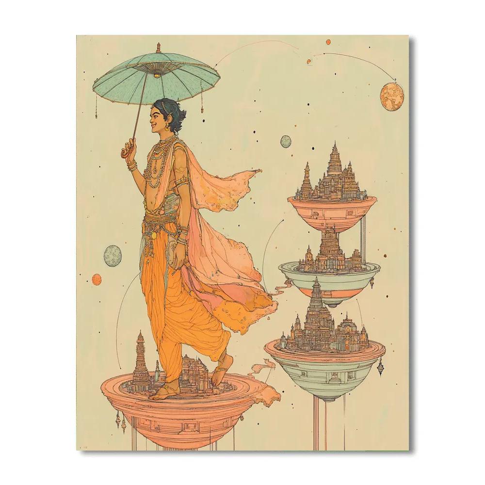 Vamana Measuring The Skyline Of Worlds paint by numbers