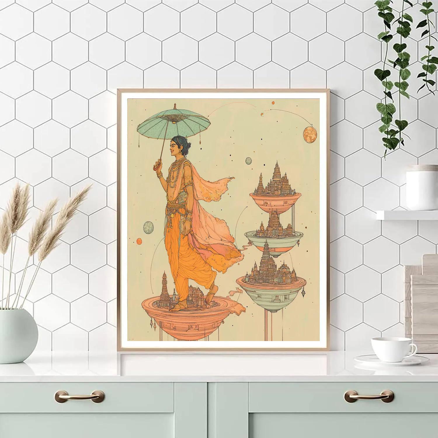 Vamana Measuring The Skyline Of Worlds paint by numbers