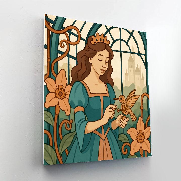 Clockwork Conservatory Princess Painting by numbers kit