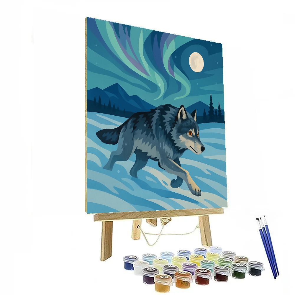 Tundra Starwind Wolf paint by color
