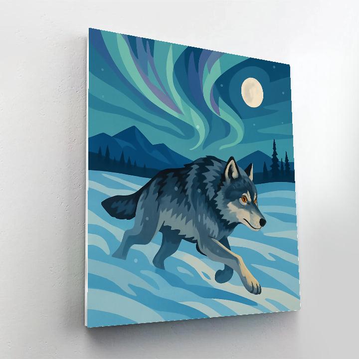 Tundra Starwind Wolf paint by color