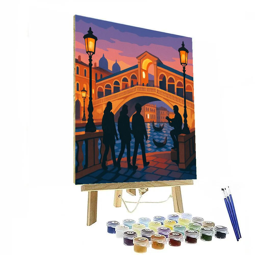 Stargazer Bridgewalk Venice Painting by numbers kit