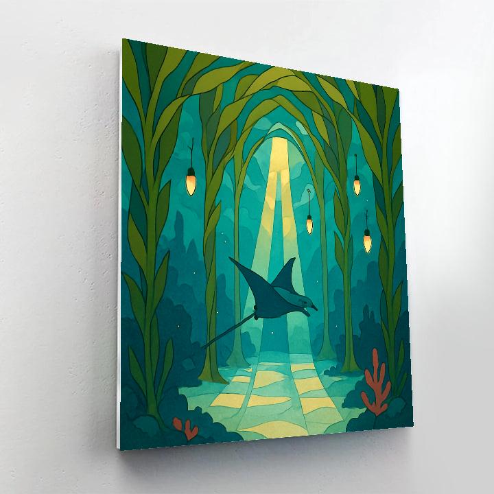 Ocean Glass Cathedral paint by color
