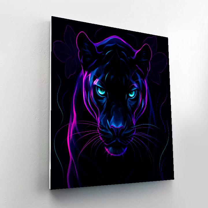 Obsidian Bloom Panther Paint by numbers kits