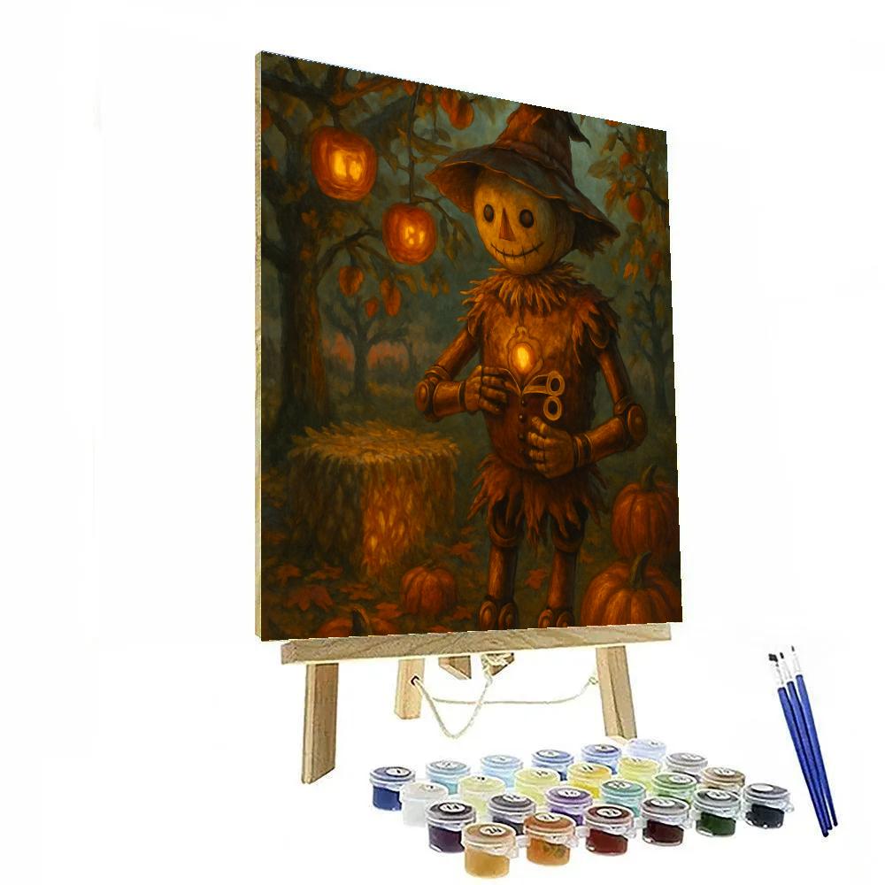 Clockwork Scarecrow And The Apple Lanterns paint by numbers