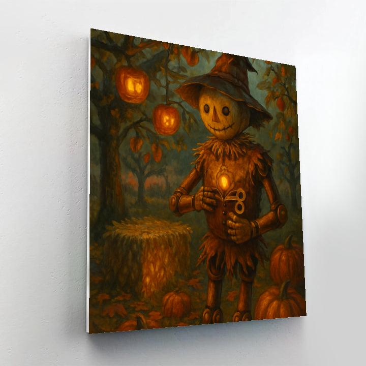 Clockwork Scarecrow And The Apple Lanterns paint by numbers