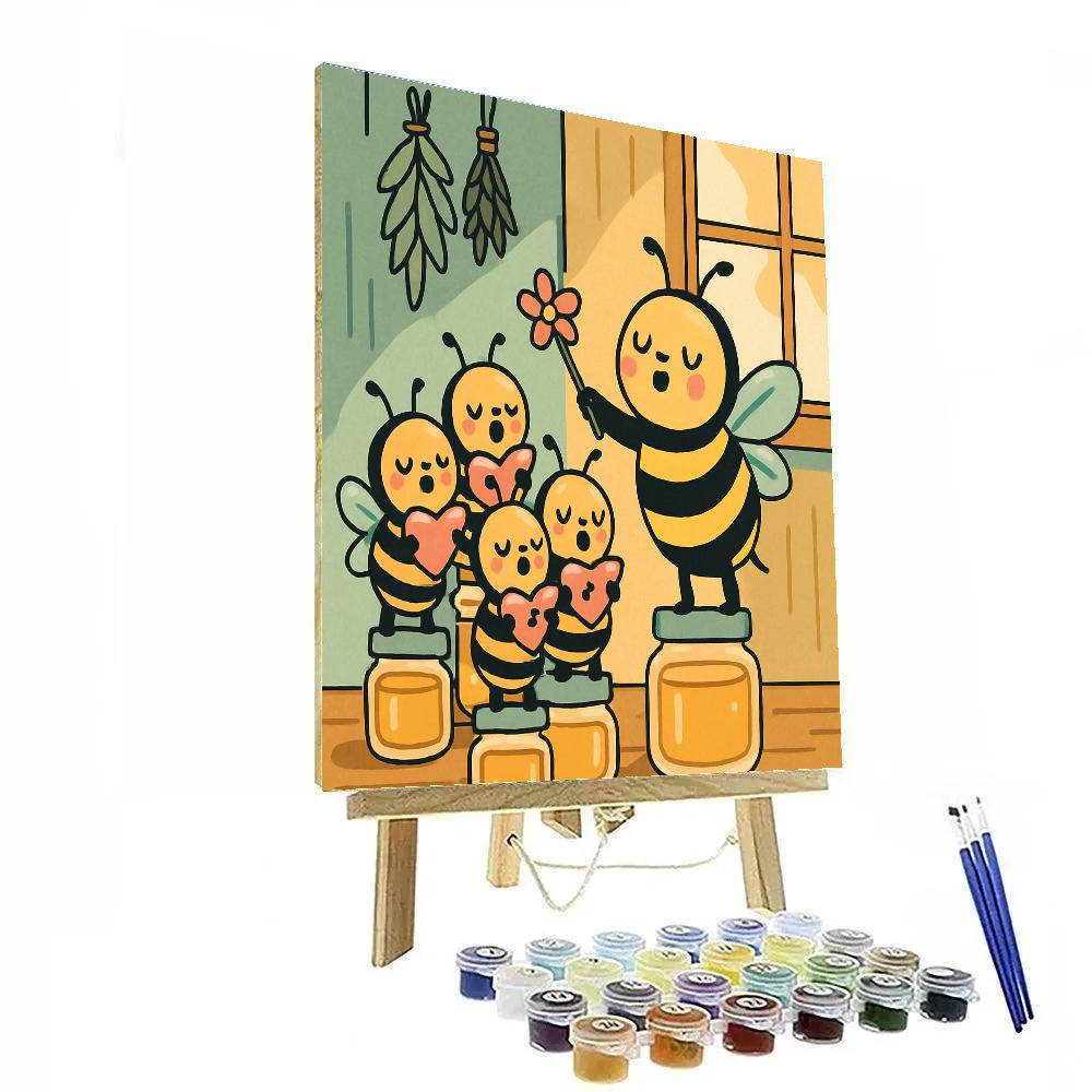 Valentines Day Honey Jar Choir Number painting