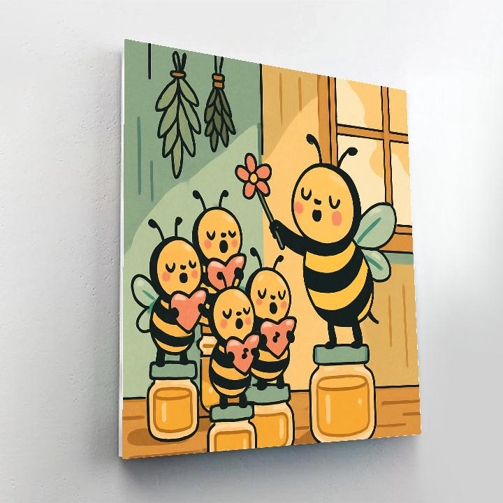Valentines Day Honey Jar Choir Number painting