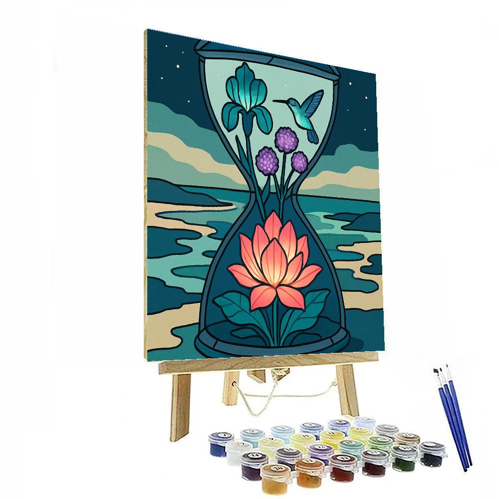 Flowers Of The Tideglass Conservatory paint by number