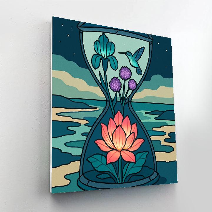 Flowers Of The Tideglass Conservatory paint by number