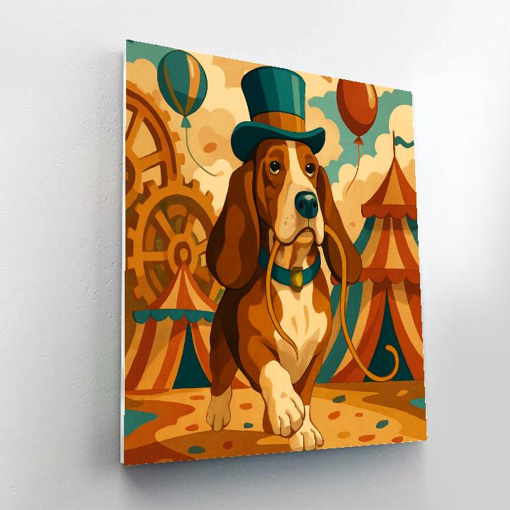 Clockwork Carnival Dog Parade Numbered painting kits