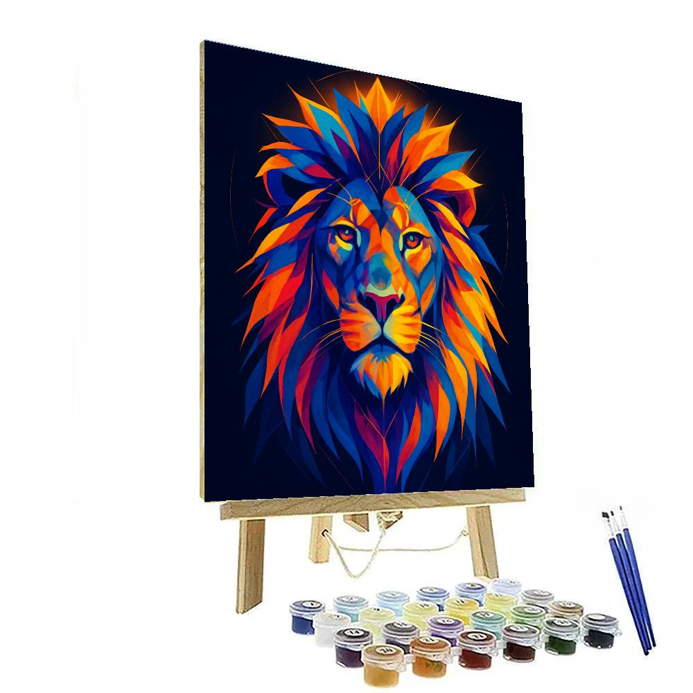 Prism Crown Lion Paint by numbers kits