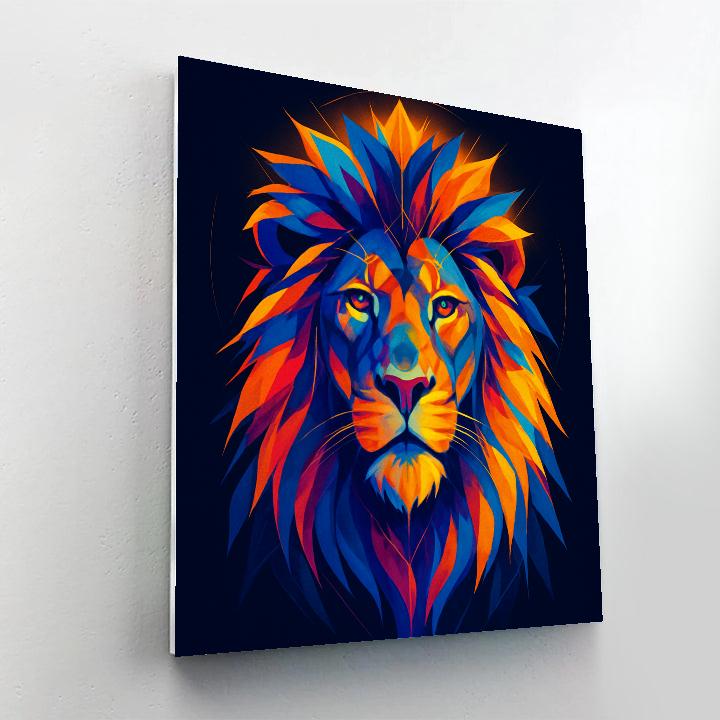 Prism Crown Lion Paint by numbers kits