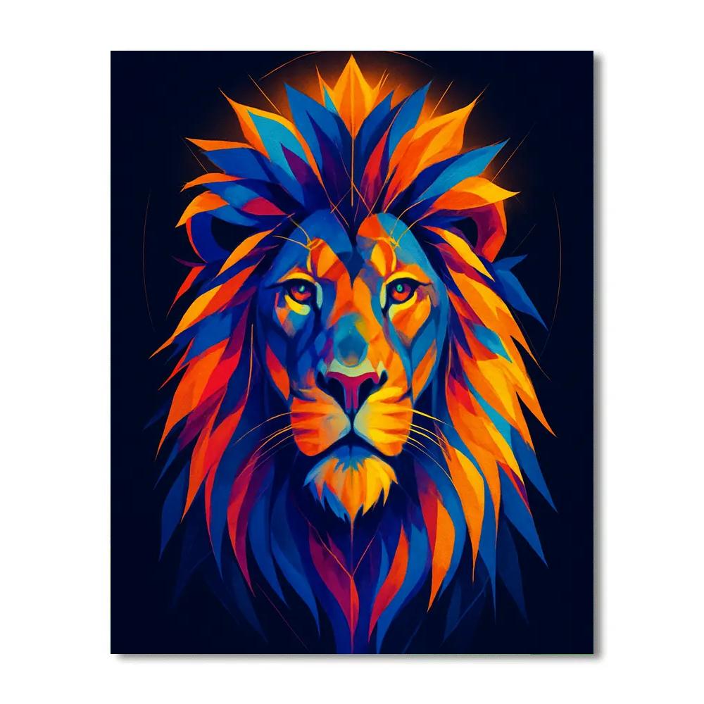 Prism Crown Lion Paint by numbers kits