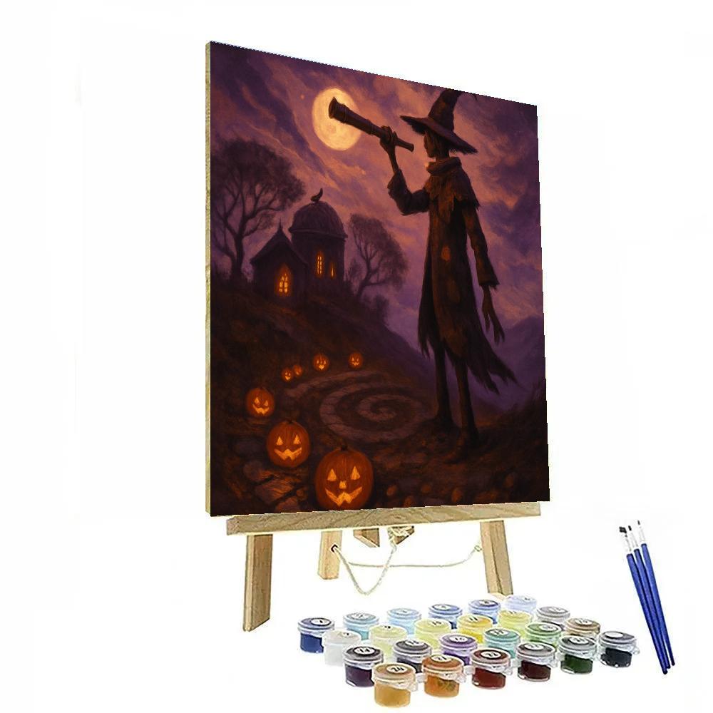 The Pumpkin Ring Observatory Ridge painting number kit