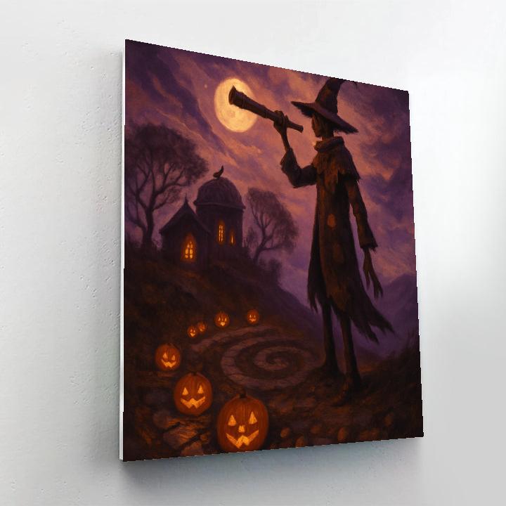 The Pumpkin Ring Observatory Ridge painting number kit