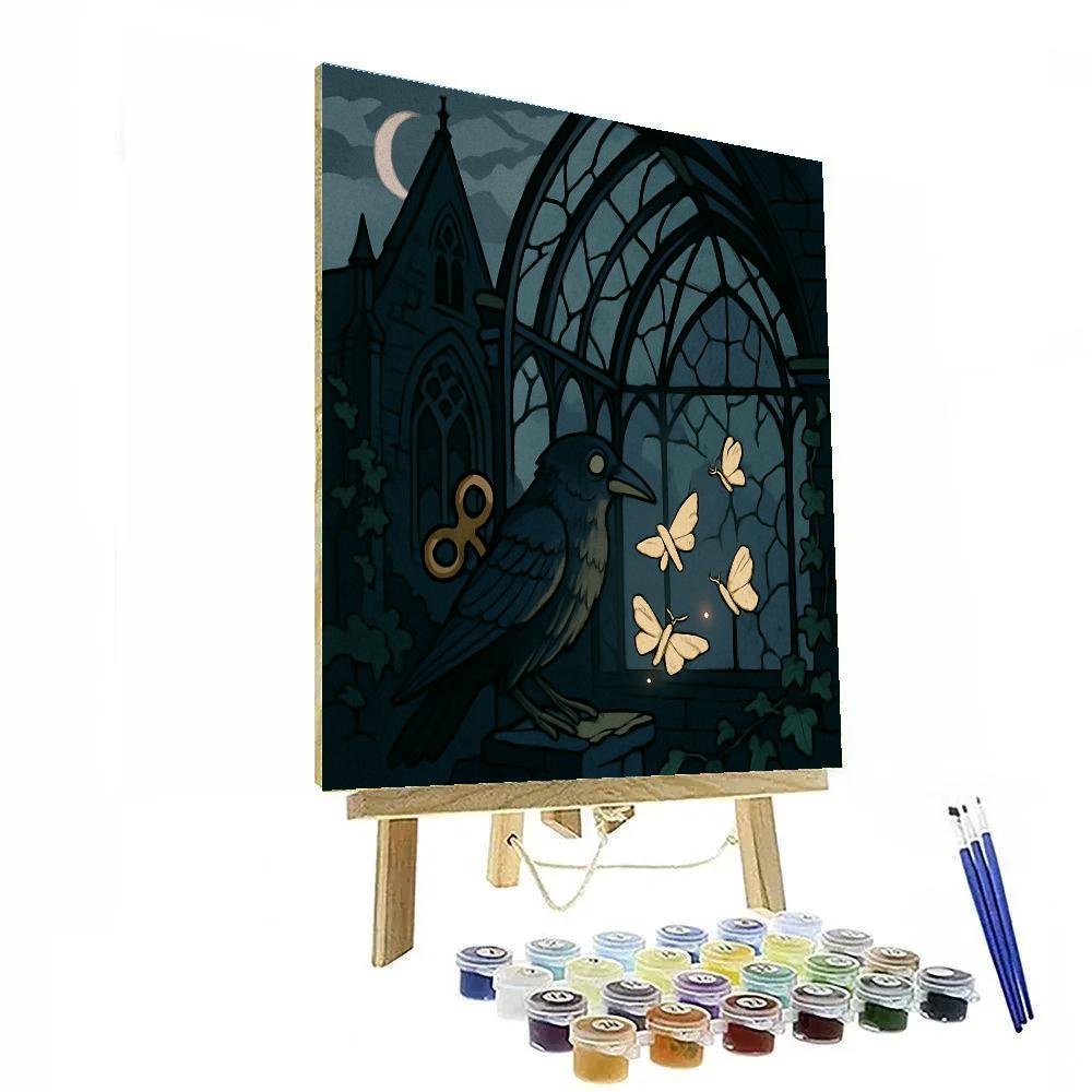 Clockwork Conservatory In Gothic Twilight Painting by numbers kit