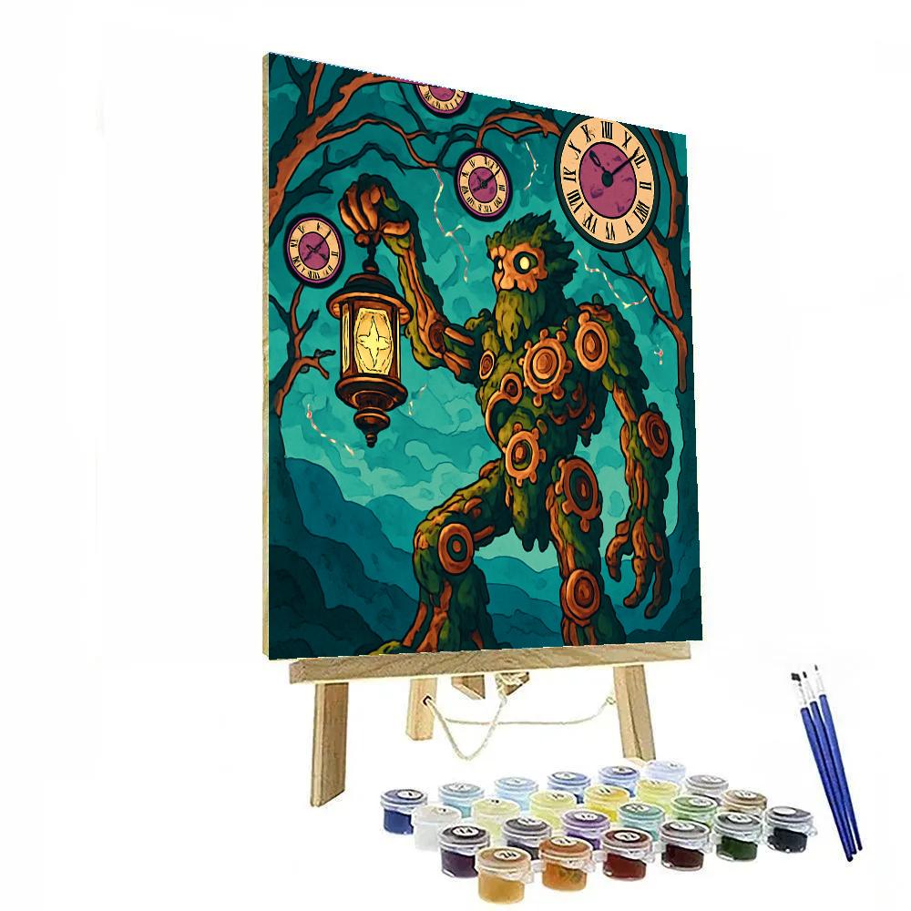 Fantasy Clockwork Grove Sentinel paint by color