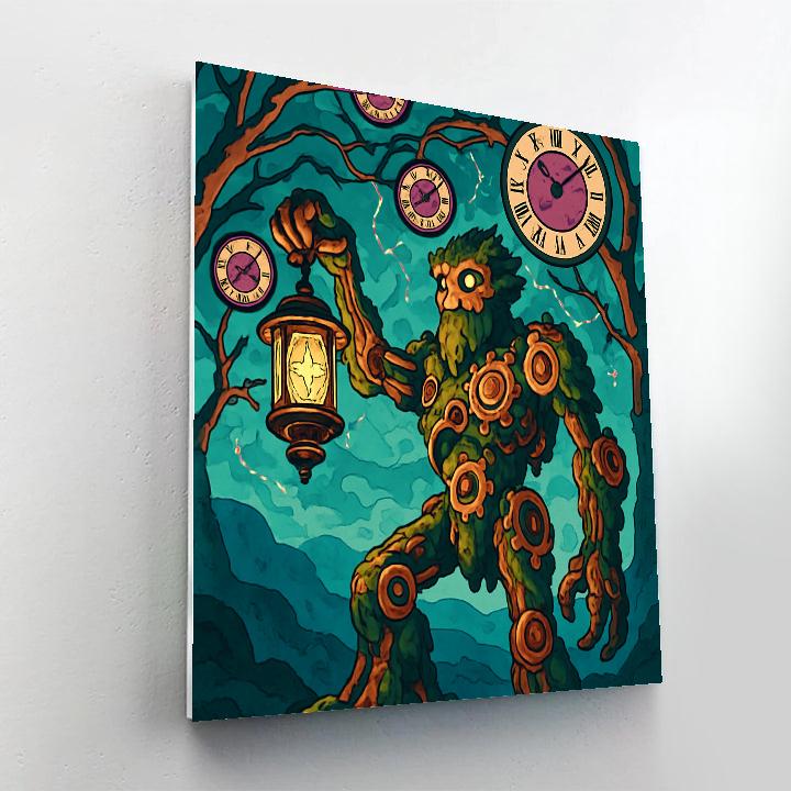 Fantasy Clockwork Grove Sentinel paint by color