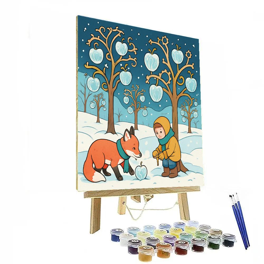 Clockwork Orchard In Winter painting number kit