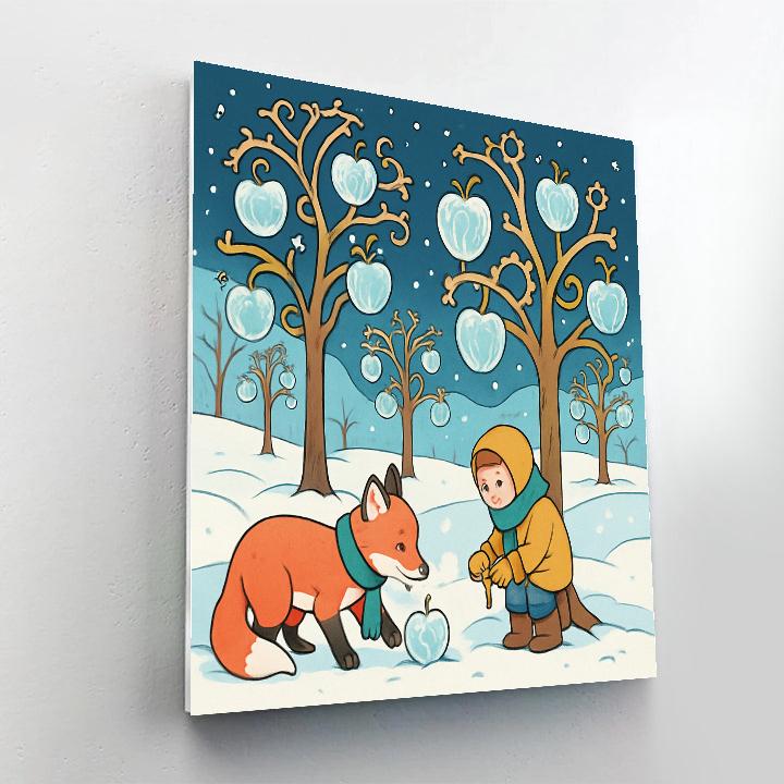 Clockwork Orchard In Winter painting number kit