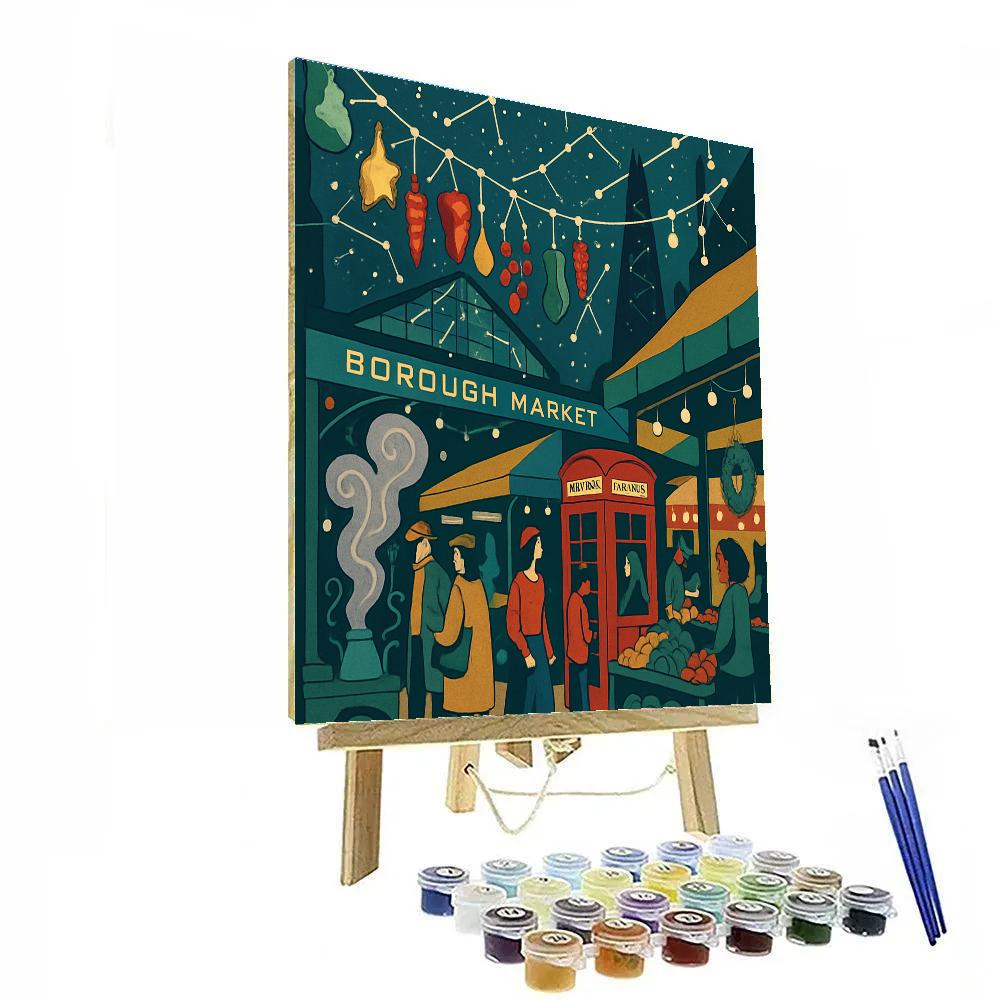 London Midnight Market Constellation Painting by numbers kit