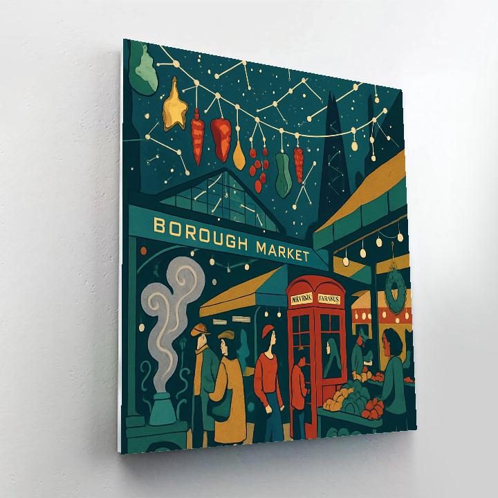 London Midnight Market Constellation Painting by numbers kit