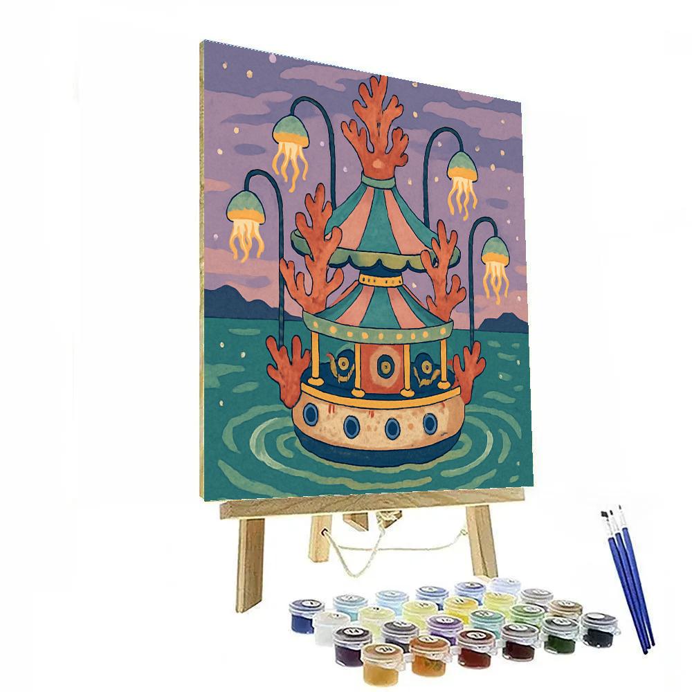 Crystal Reef Ship Carousel painting number kit