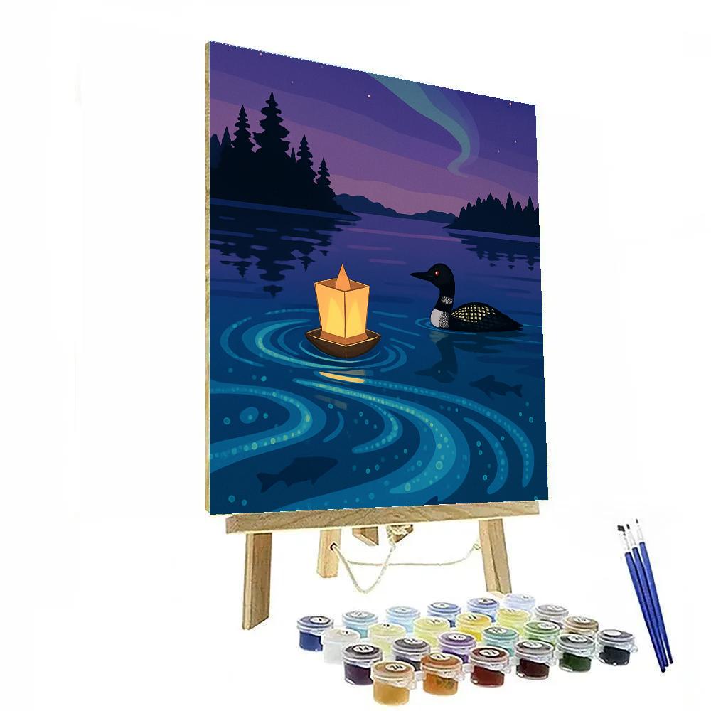 Lake Lantern Night Drift paint by color