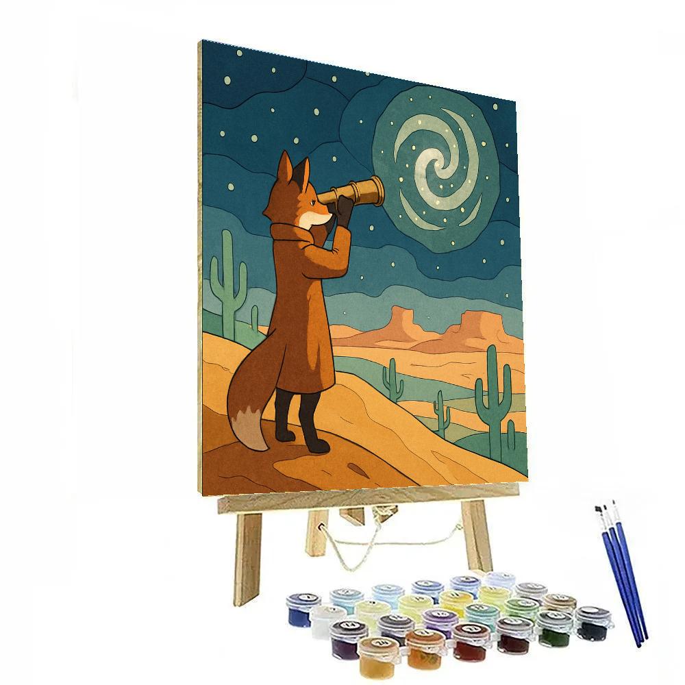 Desert Mirage Observatory Paint by numbers kits