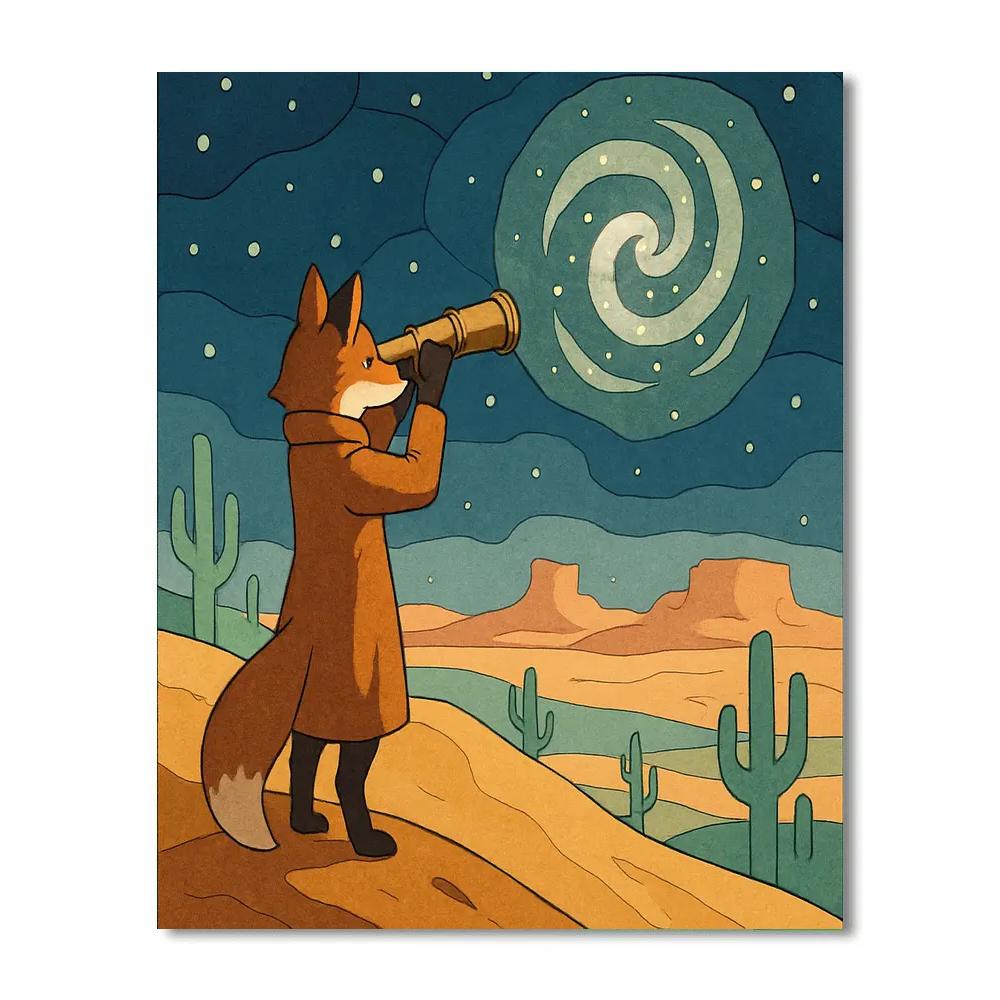 Desert Mirage Observatory Paint by numbers kits