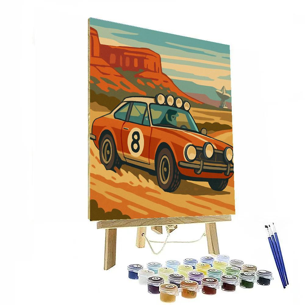 Cars Driven Dust Rally painting number kit