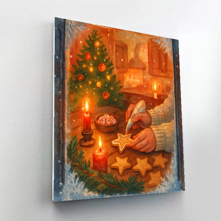 Frosted Window Cookie Workshop Paint by numbers kits
