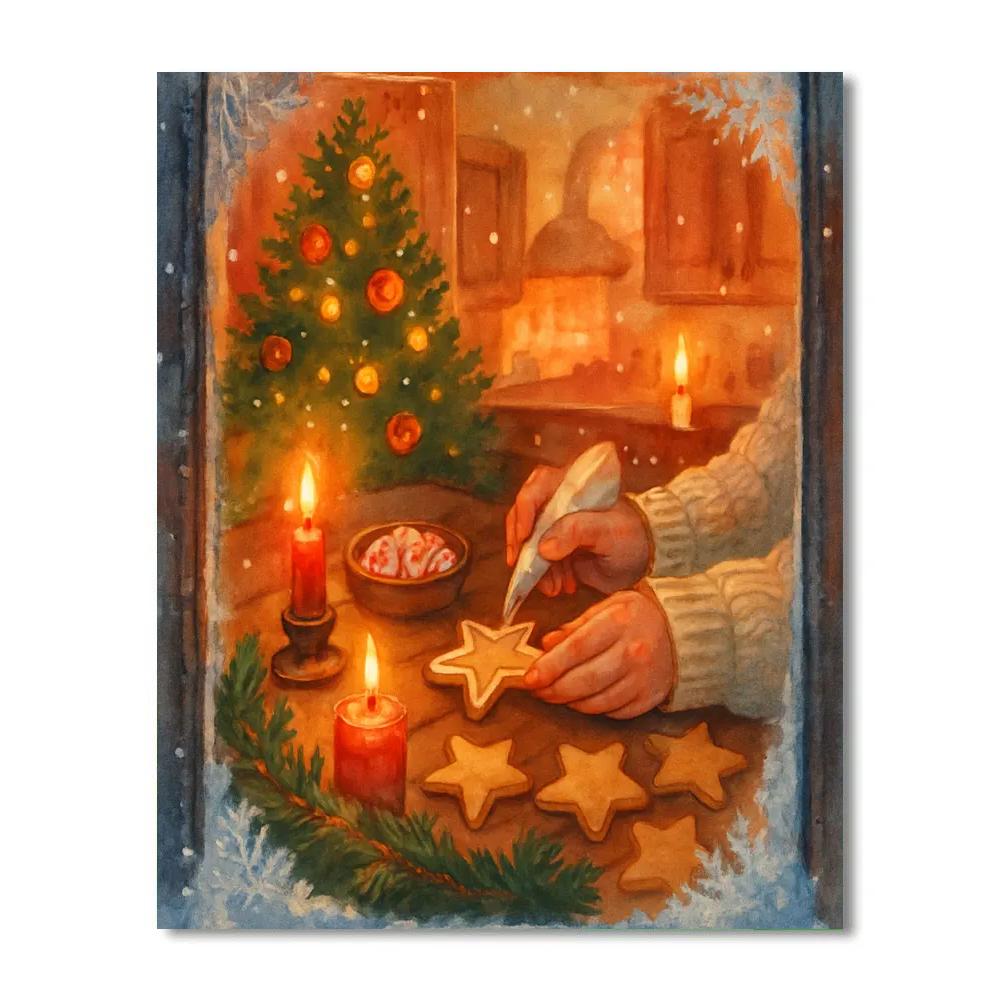 Frosted Window Cookie Workshop Paint by numbers kits