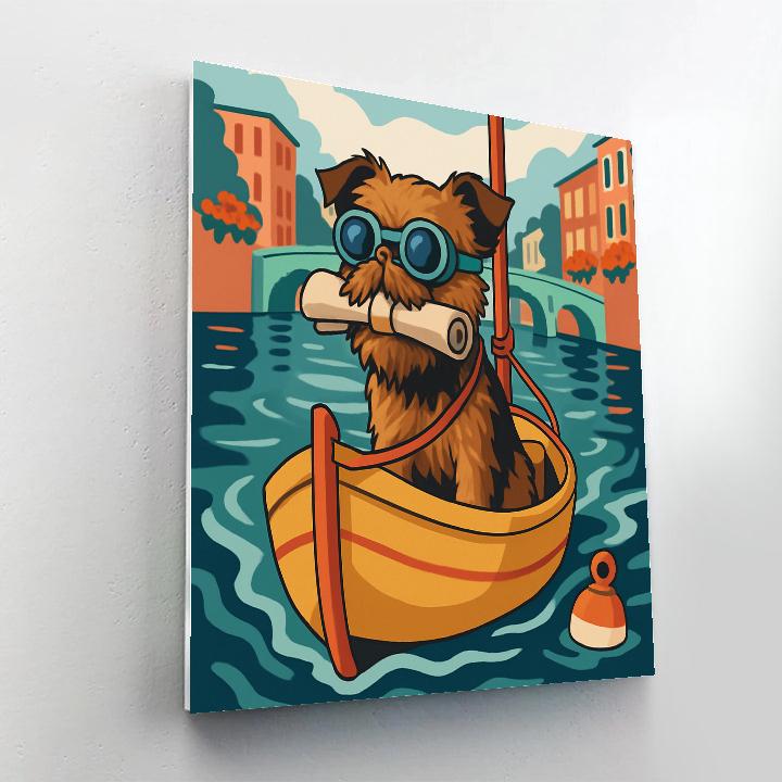 Clockwork Canal Dog Courier DIY paint by numbers