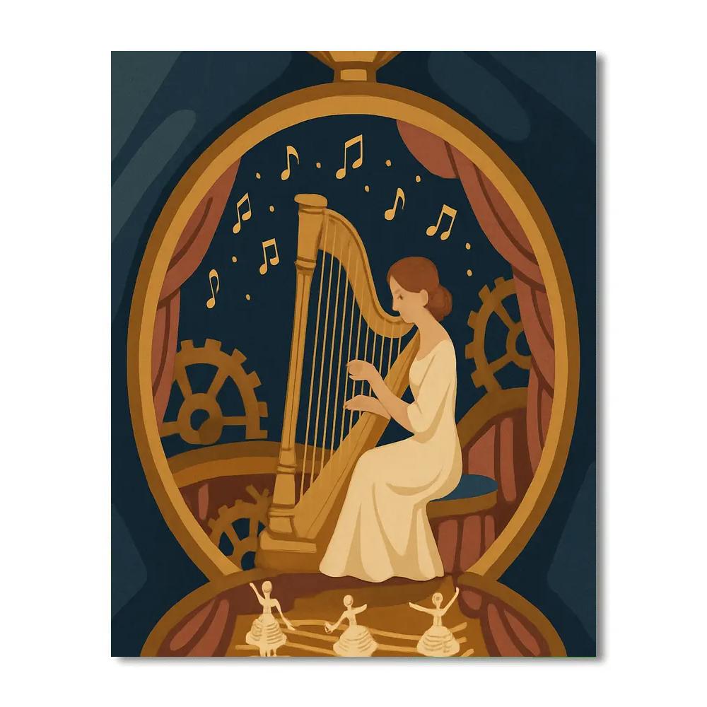 Clockwork Lullaby In Music Painting by numbers kit