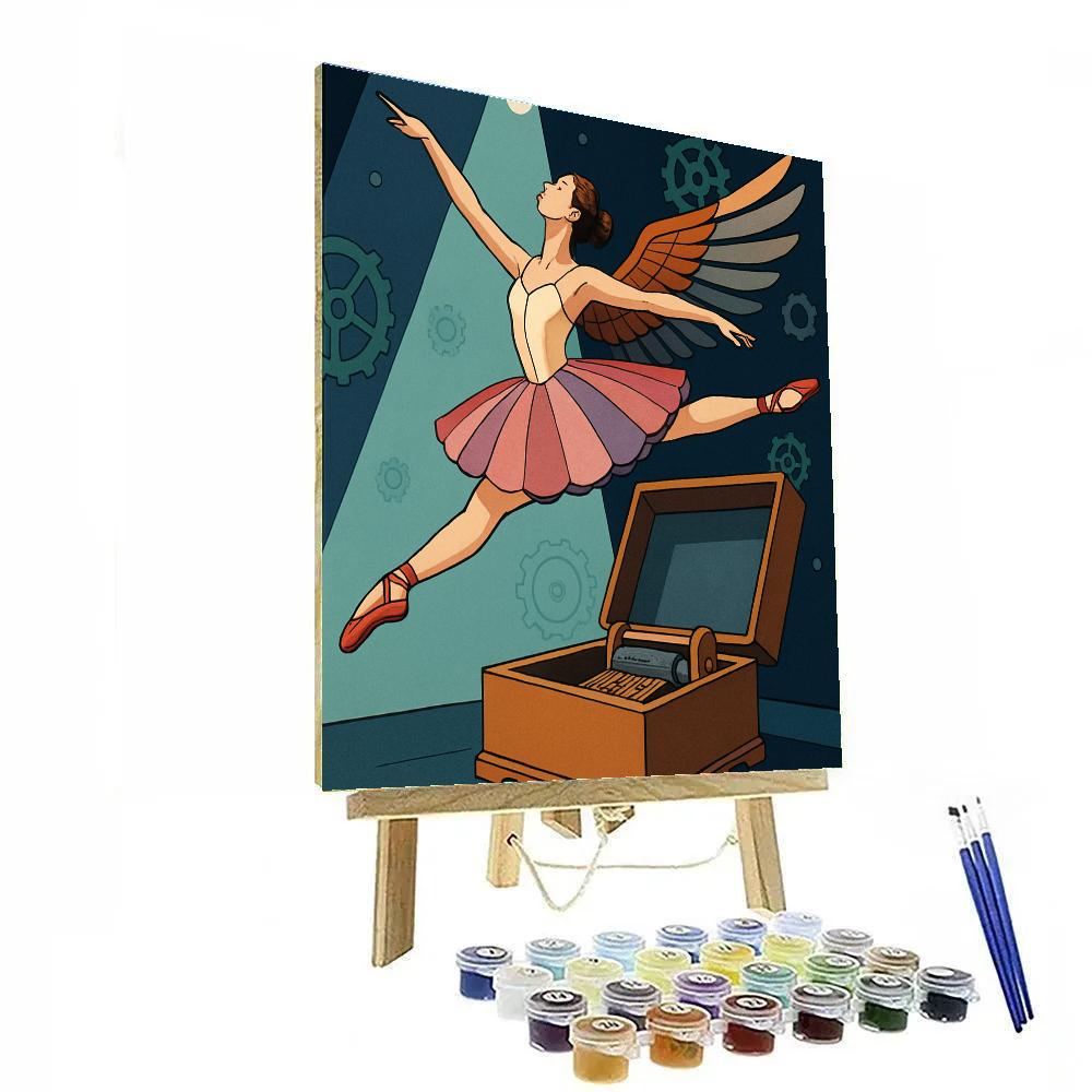 Clockwork Wings With Ballet Reverie paint by number
