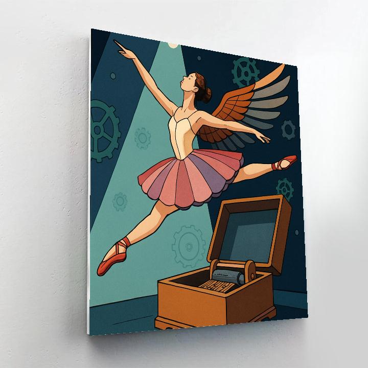 Clockwork Wings With Ballet Reverie paint by number